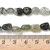 Natural Green Rutilated Quartz Beads Strands G-O-186-B-12A-2