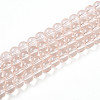Baking Paint Transparent Glass Beads X1-DGLA-N006-8mm-02-1