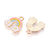 Alloy Enamel Charms ENAM-T022-26-2