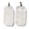 Natural Quartz Crystal Pendants G-H286-05P-01-2