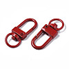Spray Painted Eco-Friendly Alloy Swivel Snap Hooks Clasps PALLOY-T080-02G-NR-3