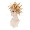 Short Blonde Wavy Cosplay Party Wigs OHAR-I015-03-7