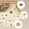320Pcs 16 Styles Tibetan Style Alloy 4-Petal Bead Caps TIBE-PA0001-22-6