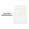 100Pcs Plastic Zip Top Bags OPP-YW0001-07B-1