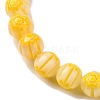 Handmade Millefiori Lampwork Beads Strands LAMP-G164-05F-3