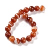 Natural Striped Agate/Banded Agate Beads Strands G-Z060-A01-C05-3