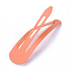 Spray Painted Iron Snap Hair Clips X-OHAR-S195-16B-2