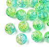 Transparent Crackle Acrylic Beads CACR-N002-06A-2