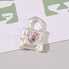 Alloy Rhinestone Charms FIND-PW0025-16D-1