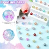 Glass Imitation Jade Beads GLAA-YWC0007-01A-01-3
