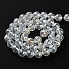 Electroplate Glass Bead Strands X-EGLA-R040-10mm-15-5