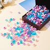 1200Pcs 2 Style 3 Colors Opaque & Transparent Acrylic European Beads OACR-SZ0001-27-4