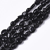 Natural Black Obsidian Beads Strands G-R465-34-1