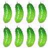 10Pcs Opaque Resin Vegetable Pendants RESI-YW0005-65-1