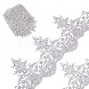 Gorgecraft Sparkle Embroidery Flower Polyester Lace Trim OCOR-GF0002-44A-1