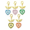 Alloy Enamel Pendant Decoration HJEW-JM01461-1