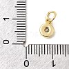 Brass Cubic Zirconia Charms LS-KK-G554-02B-01-3