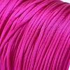 Round Nylon Satin Rattail Cord NWIR-WH0009-15A-03-3