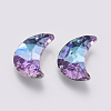 K9 Glass Rhinestone Pendants GLAA-K034-G02-1