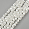 Electroplate Glass Beads Strands EGLA-A034-J1mm-A01-1