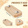 Pine Wood Display Stands DIY-WH0699-08C-2