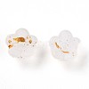 Frosted Transparent Acrylic Beads OACR-N137-72A-5