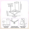 Alloy Crystal Ball Holders ODIS-WH0078-97P-2