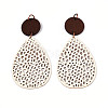 Bohemian Retro Hollow Teardrop Leather Pendants FIND-N007-02B-01-1