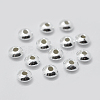 925 Sterling Silver Corrugated Spacer Beads STER-K171-43S-2
