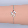 Tarnish Resistant 201 Stainless Steel Link Bracelets BJEW-T011-JN506-1-2
