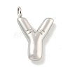 Non-Tarnish 304 Stainless Steel Pendants STAS-C102-15P-Y-1