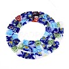 Handmade Millefiori Lampwork Beads Strands LAMP-T021-30A-2