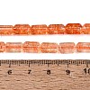 Crackle Transparent Glass Beads Strands GLAA-N068-05A-09-4