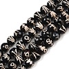 Tibetan Style dZi Beads Strands G-G328-A07-8mm-2