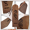 Cowhide Leather Labels AJEW-WH0386-0029-4