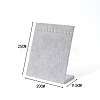 Velvet Necklace Display Stands CON-PW0001-162A-02-1