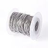 Tarnish Resistant 304 Stainless Steel Curb Chains STAS-I107-08P-3