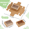 Foldable Paper Drawer Boxes with Clear Plastic Cover CON-WH0095-68B-01-2