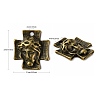 Tibetan Style Alloy Cross with Jesus Alloy Pendants for Easter Jewelry MLF10674Y-NF-2
