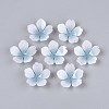 Flower Acrylic Bead Caps SACR-T017-51E-1