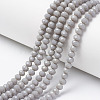 Opaque Solid Color Glass Beads Strands LS-EGLA-A034-P2mm-D10-1