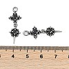 316 Surgical Stainless Steel Micro Pave Cubic Zirconia Pendants LS-STAS-G349-03AS-01-3