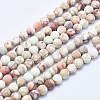 Natural Imperial Jasper Beads Strands G-A175C-6mm-01-1