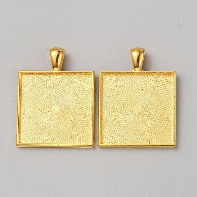 Alloy Pendant Cabochon Settings FIND-WH0518-82-1
