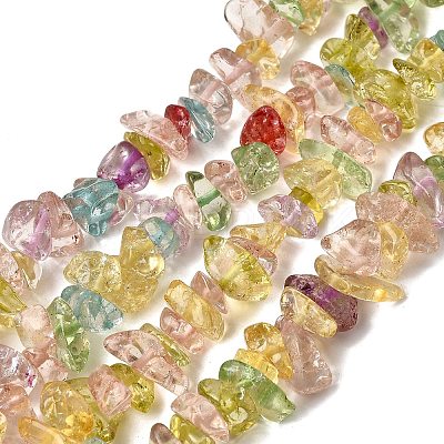 Crackle Glass Bead Strands G-F328-18-1