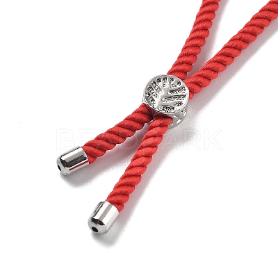 Twisted Nylon Cord Silder Bracelets DIY-B066-03P-29-1