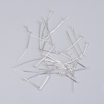 Brass Ball Head Pins KK-WH0043-03D-02-1