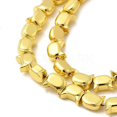 Electroplate Glass Beads Strands EGLA-F166-11G-1