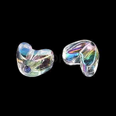 UV Plating Transparent Acrylic Beads MACR-F083-11C-1