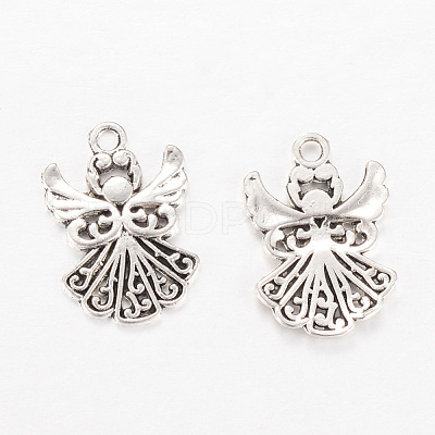 Tibetan Style Alloy Pendants TIBEP-Q063-52AS-NR-1